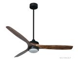 Ventilatore da soffitto HYPELIGHT Wi-Fi nero Ventilatore da soffitto HYPELIGHT Wi-Fi nero