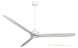 Ventilatore da soffitto HYPE bianco WI-FI distressed oak
