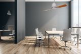 Ventilatore da soffitto FACTORY CROMATO 90 cm