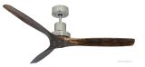 Ventilatore da soffitto KAUAI nichel spazzolato Wild-Walnut 130 cm