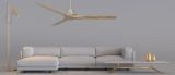 Ventilatore da soffitto KAUAI nichel spazzolato Wild-Walnut 130 cm