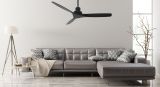 Ventilador de techo KAUAI negro Distressed-Oak 130 cm