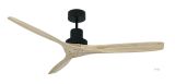 Ventilador de techo KAUAI negro Distressed-Oak 130 cm