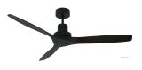 Ventilador de techo KAUAI negro Distressed-Oak 130 cm