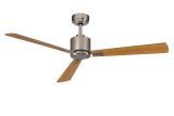 Ventilatore da soffitto FACTORY nichel 122 cm