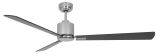 Ventilatore da soffitto FACTORY nichel 122 cm
