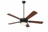 Outdoor Ventilatore da soffitto PATIO ORB TEK/NOCE