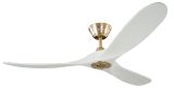 Ventilateur de plafond KOA or satinée blanc 150 cm
