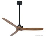 Ventilatore da soffitto HYPE Wi-Fi nero ottone rosato quercia Ventilatore da soffitto HYPE Wi-Fi nero ottone rosato quercia