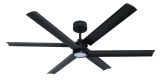 Ventilatore da soffitto 3PLUS3 nero Wi-Fi