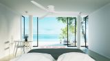 Ventilatore da soffitto SLICE WI-FI bianco Wash-Oak Ventilatore da soffitto SLICE WI-FI bianco Wash-Oak