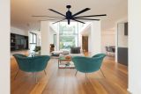 HVLS Ventilatore da soffitto THE GIANT OUTDOOR WI-FI nero 200 cm