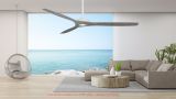 Ventilatore da soffitto HYPE bianco WI-FI Walnut Ventilatore da soffitto HYPE bianco WI-FI Walnut