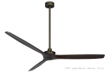 Ventilateur de plafond HYPE WI-FI BRONZE noyer Ventilateur de plafond HYPE WI-FI BRONZE noyer