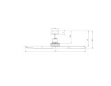 Ventilatore da soffitto HYPELIGHT WI-FI BN rovere
