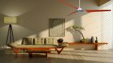 Ventilatore da soffitto VOGUE WI-FI Alu - noce 190 cm
