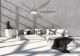 Ventilatore da soffitto ECO-LED nichel 170 cm