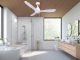 Ventilatore da soffitto LUMINA bianco 130 cm