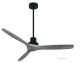 Ventilador de techo KAUAI negro Distressed-Oak 130 cm