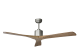 Ventilateur de plafond ZEN nickel brosse raw 140 cm