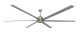 HVLS Ventilador de techo THE BIG II WI-FI niquel 250 CM