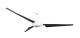 Ventilateur de plafond VOGUE LED blanc/noir 193 cm