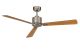 Ventilatore da soffitto FACTORY nichel 122 cm