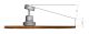 Ventilatore da soffitto HYPE WI-FI GRAPHIT ROVERE DISTRESSED