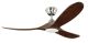 Ventilador de techo KOA niquel con LED 132 cm