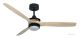 Ventilador de techo HYPELIGHT Wi-Fi negro rose beach oak