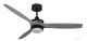Ventilatore da soffitto HYPE Wi-Fi nero ottone rosato new grey