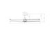 Ventilateur de plafond 3PLUS3 noir LED Wi-Fi