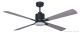 Ventilatore da soffitto FACTORY WI-FI nero 90 cm