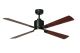 Ventilatore da soffitto FACTORY WI-FI nero 90 cm