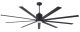 HVLS Ventilateur de plafond THE GIANT 205 CM LED noir