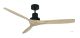 Ventilador de techo KAUAI negro wild-walnut 130 cm