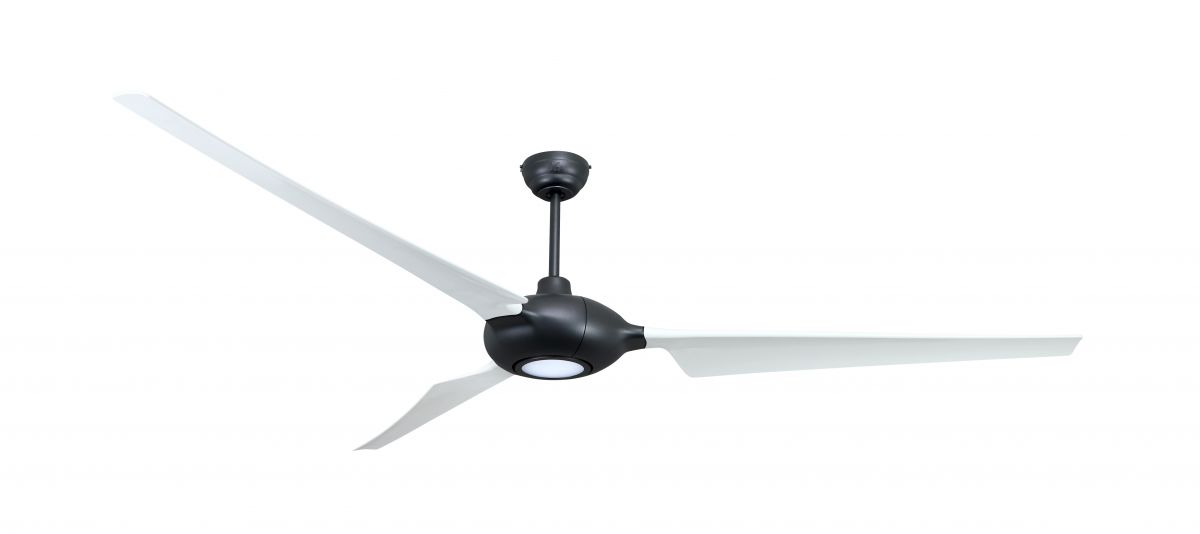 Ventilatore da soffitto VOGUE LED nero/bianco 193 cm