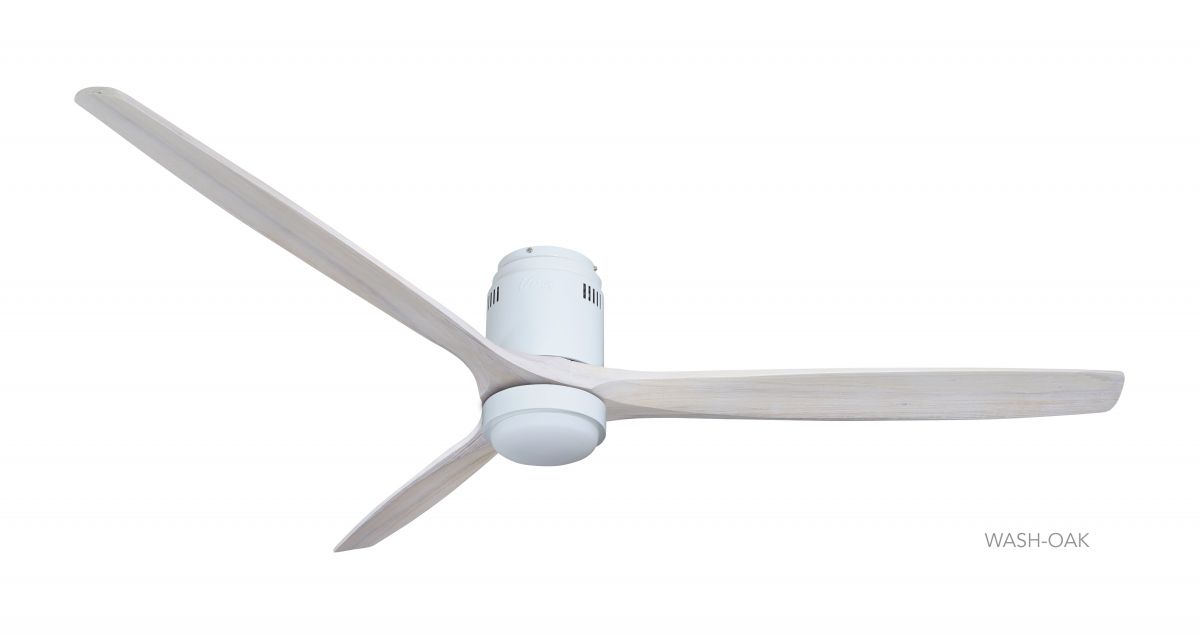 Ventilatore da soffitto SLICE WI-FI WH wash oak