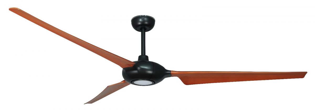 Ventilateur de plafond VOGUE WI-FI LED noir noyer 190 cm