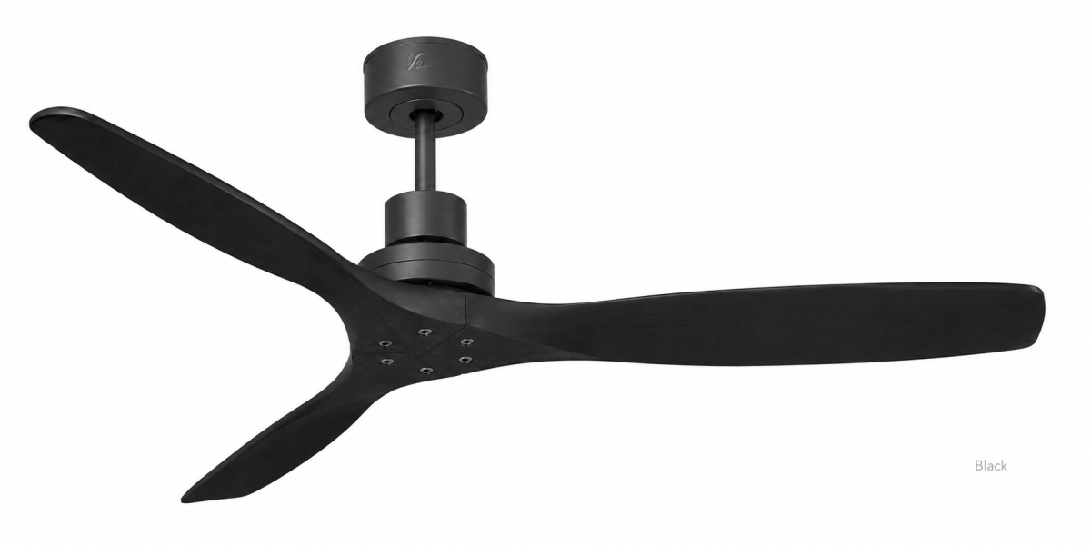 Ventilador de techo KAUAI grafite negro 130 cm