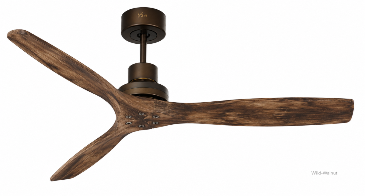 Ventilador de techo KAUAI bronzo Wild-Walnut 130 cm