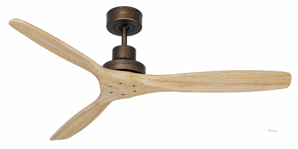 Ventilador de techo KAUAI bronzo pino 130 cm