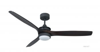 Ventilatore da soffitto HYPELIGHT WI-FI GRAPHIT Noce