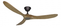 Ventilatore da soffitto KOA nero raw 152 cm