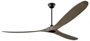 Ventilatore da soffitto KOA nero marrone/grigio 252 cm